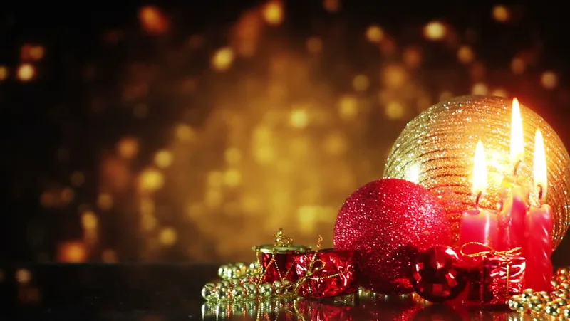 91免费圣诞节庆祝氛围视频素材